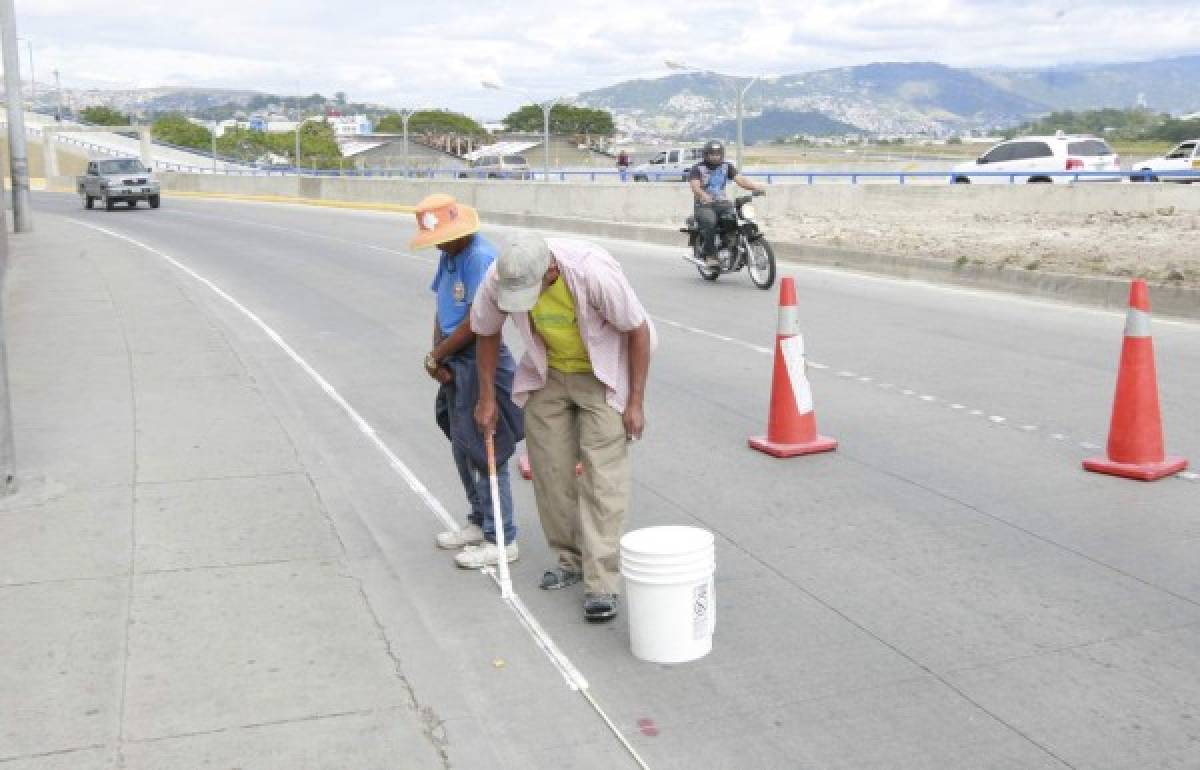 50 millones de lempiras para señalizar vías del Distrito Central