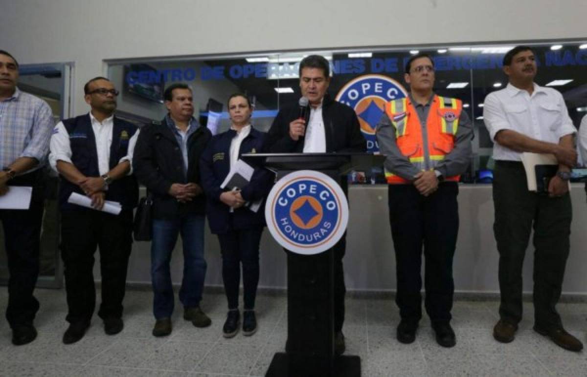 Gobierno crea Fuerza de Tarea para hacer frente a emergencias por lluvias en Honduras