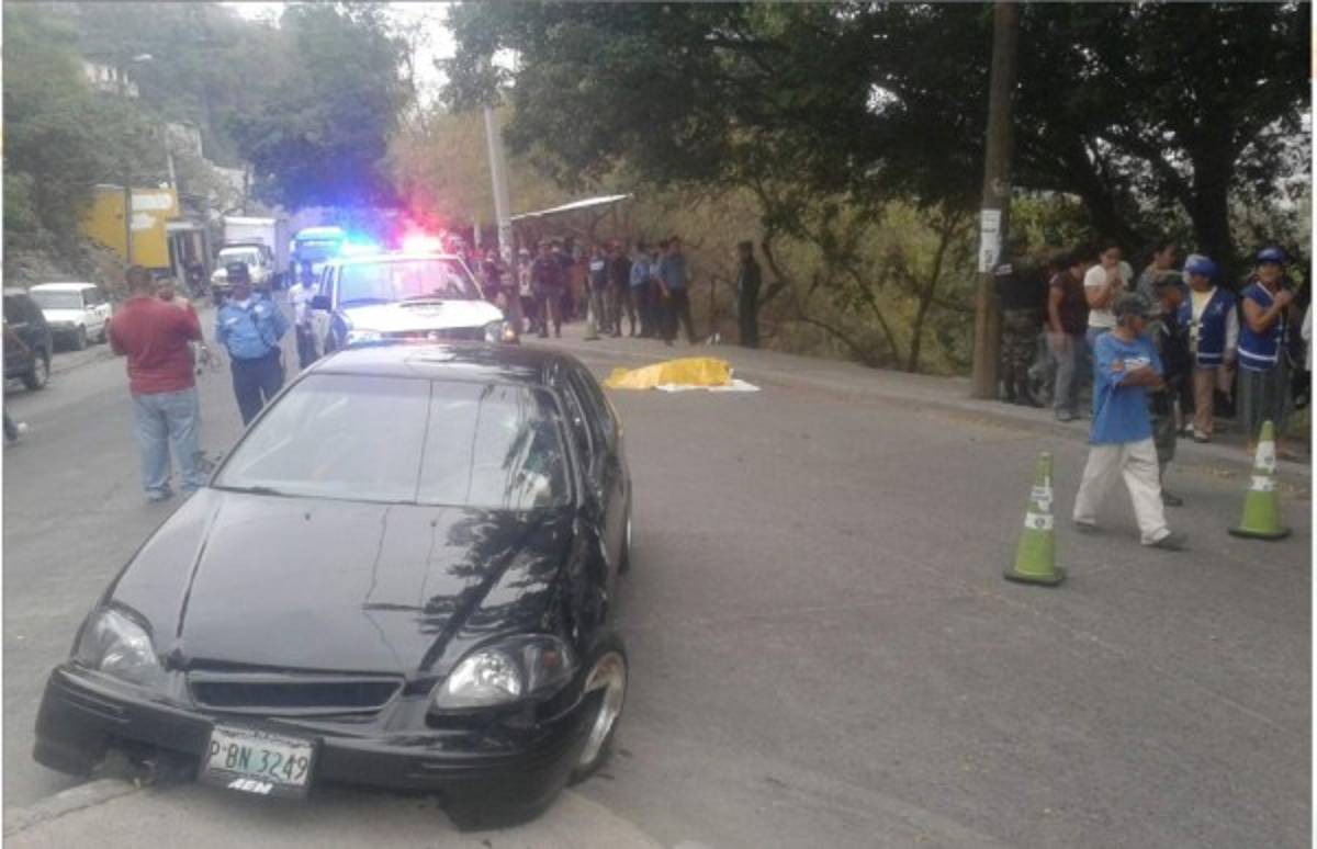 Mujer muere atropellada en la colonia Venezuela de Comayagüela