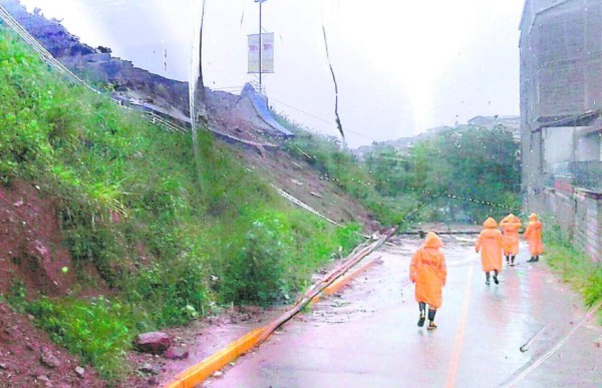 LLuvias dejan leves emergencias en Honduras