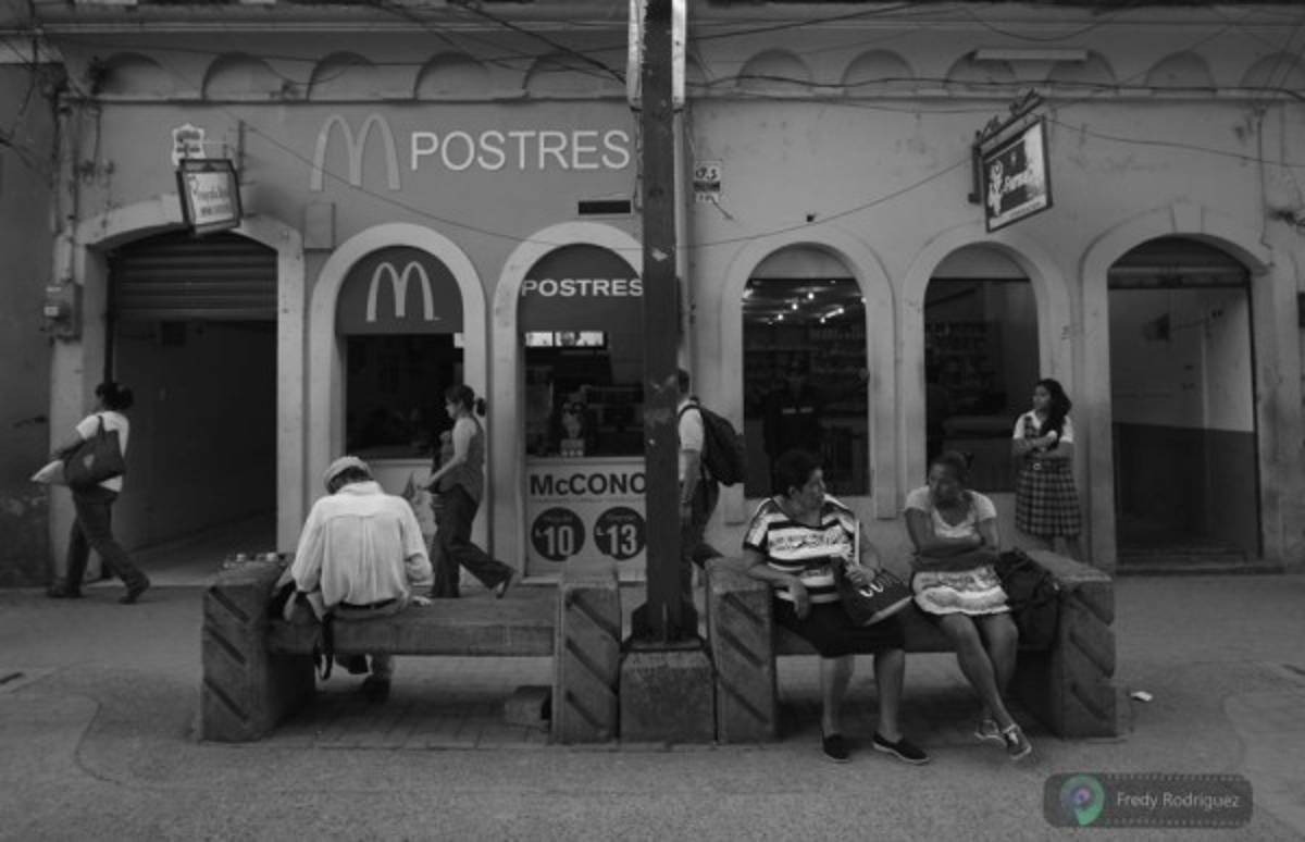 Tegucigalpa en blanco y negro