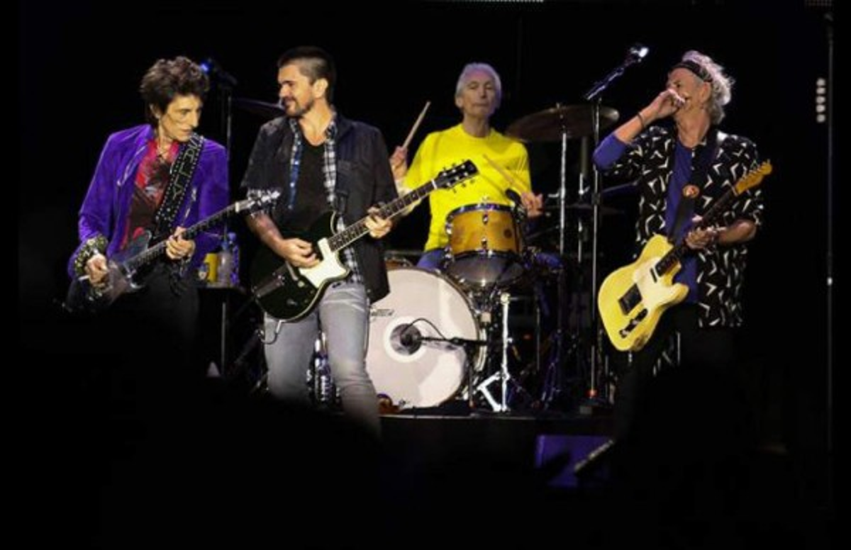 Juanes hace aparición sorpresa en el concierto de The Rolling Stones