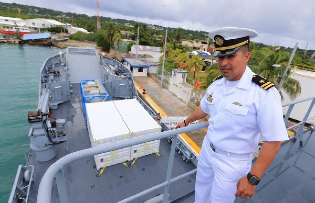 FOTOS: Así es el buque 'Gracias a Dios' que navega en alta mar rumbo a Honduras