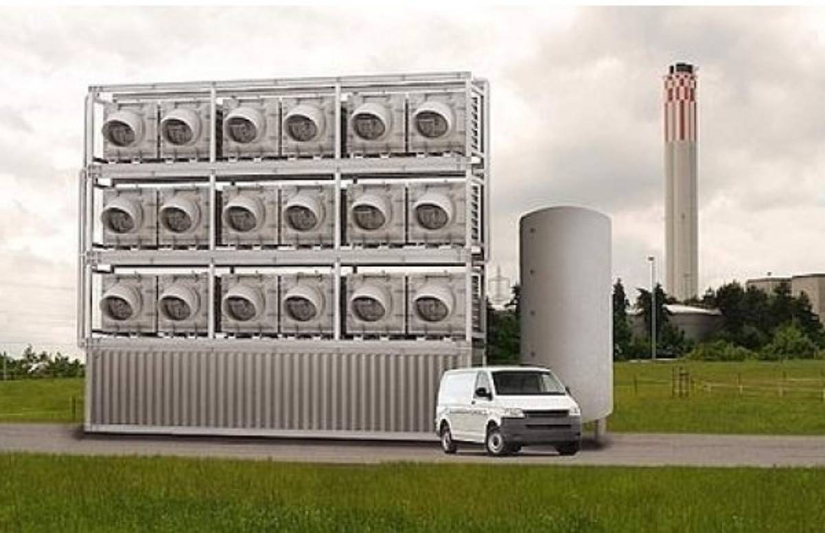 La captura de dióxido de carbono del aire para venderlo a escala comercial a invernaderos cercanos impulsará el crecimiento de los cultivos.