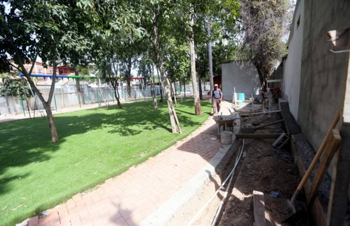 Este será el sexto parque en ser inaugurado en la capital, en los últimos dos años. /Fotos El Heraldo Honduras/