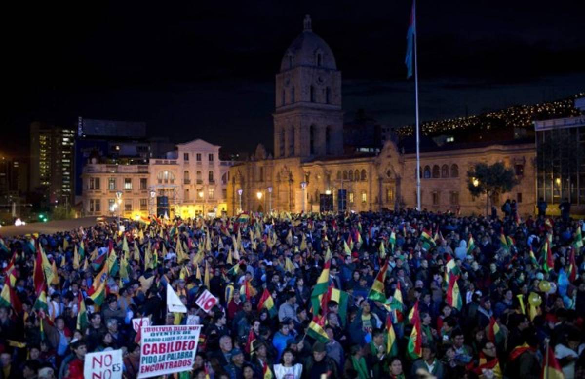 Deseo de reelección de Evo Morales desata manifestaciones en Bolivia