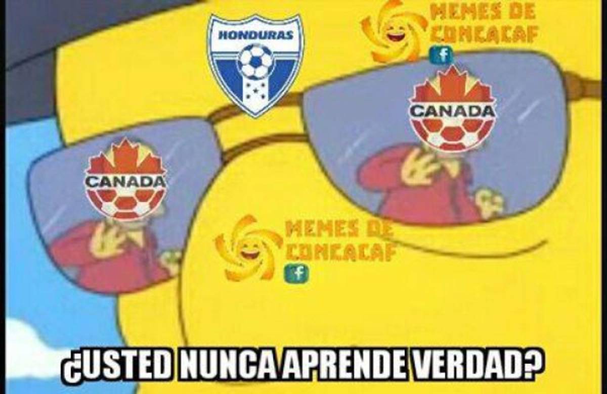 Memes del triunfo de Honduras ante Canadá