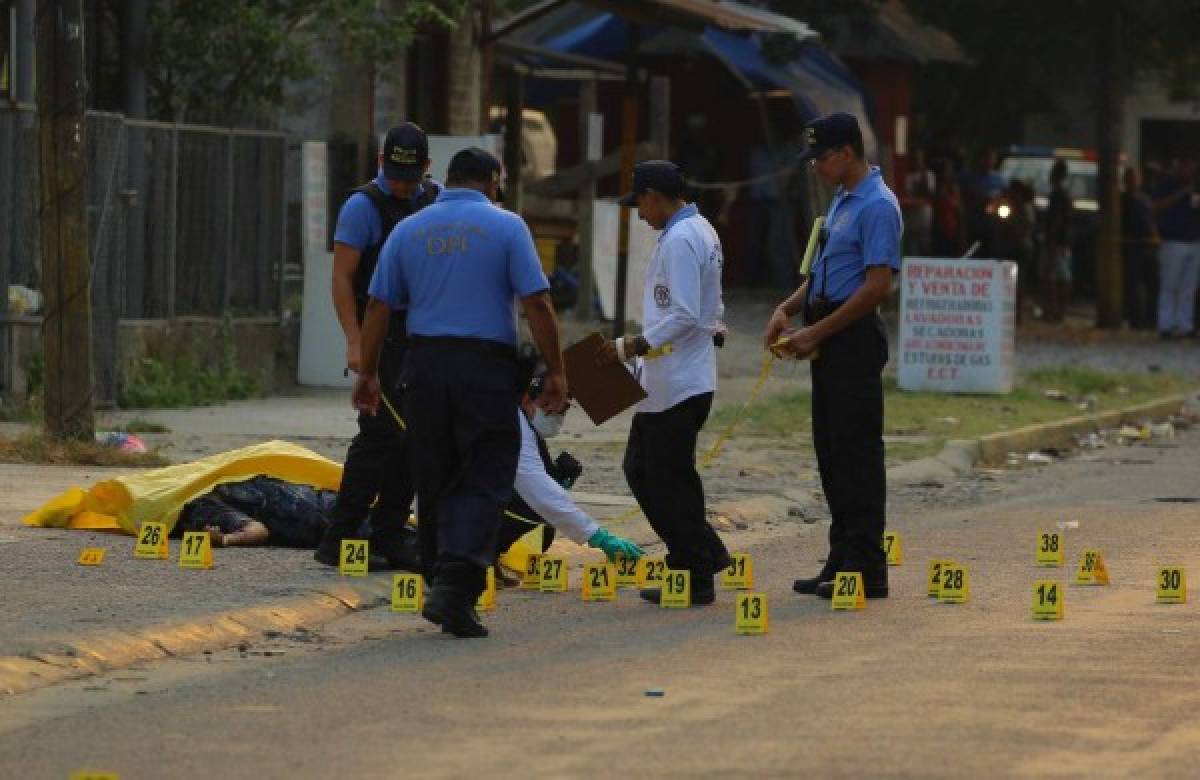 VIDEO: Así mataron a dos policías penitenciarios en San Pedro Sula