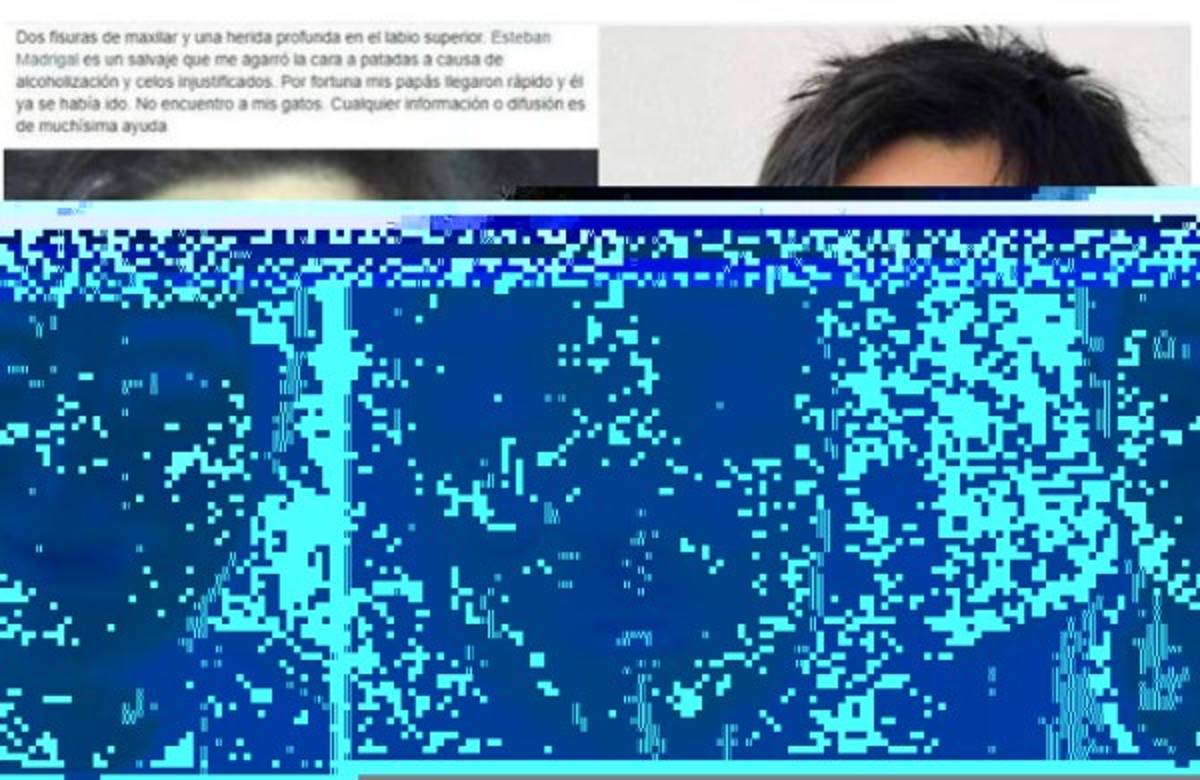 Así hizo pública la agresión de su esposo. Foto cortesía Twitter @EriitheD