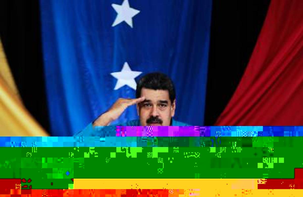 Maduro encabezará una concentración de sus seguidores en la Plaza Bolívar, en el centro de Caracas, considerado bastión de los chavistas y donde están el CNE, el TSJ y otros poderes públicos, foto: Agencia AFP.