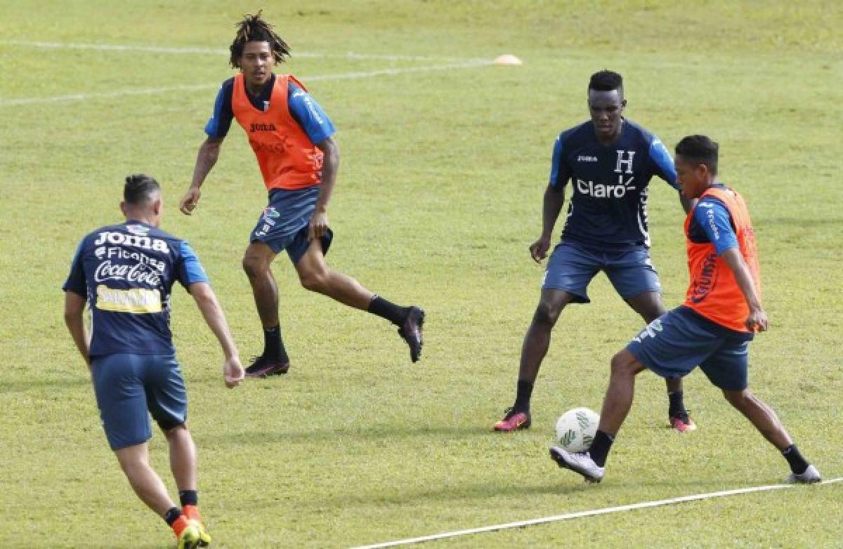 Penúltimo entreno de la Selección de Honduras antes de partir a Panamá