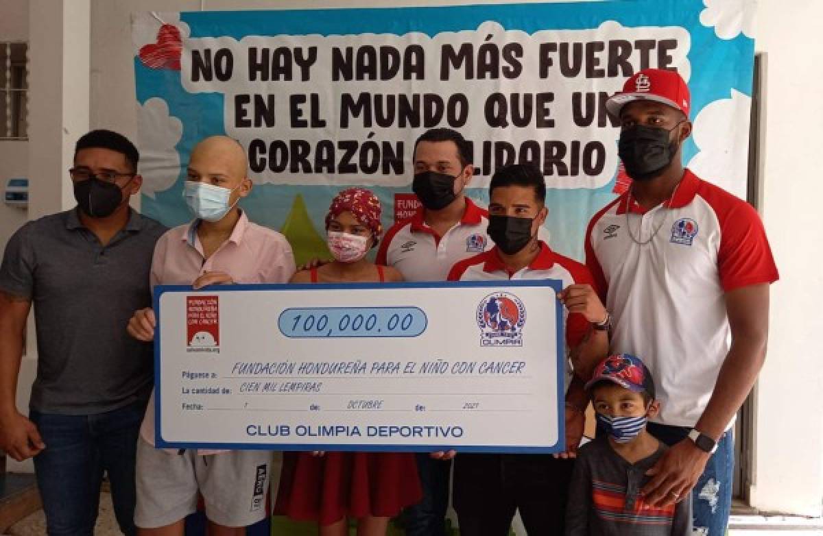 Olimpia donó a la fundación de niños con cáncer el polémico dinero que recibió en Surinam   