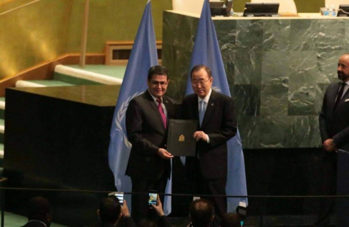 Honduras ratificó este miércoles acuerdo sobre cambio climático ante la ONU