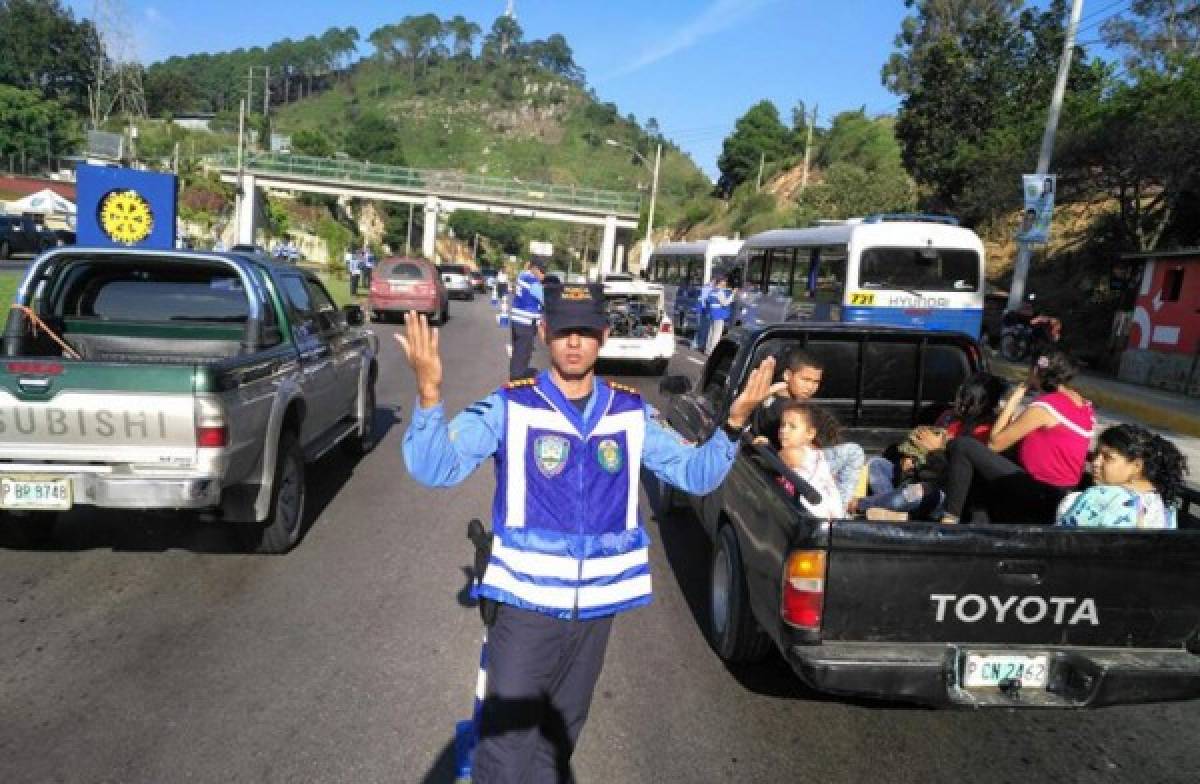 Retornan masivamente a Tegucigalpa tras feriado