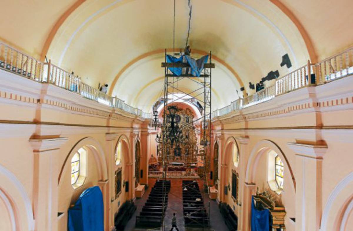 La Catedral, en proceso de restauración
