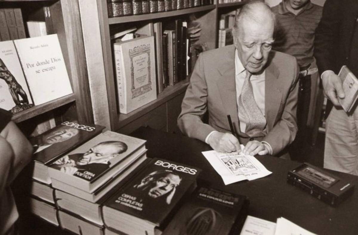 Jorge Luis Borges, inspiración de poetas