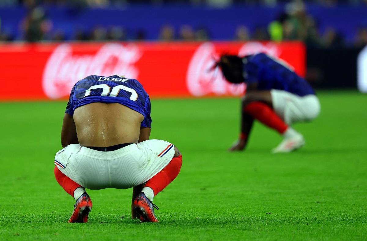 La tristeza de Francia al quedar eliminada en cuartos del Mundial United 2026