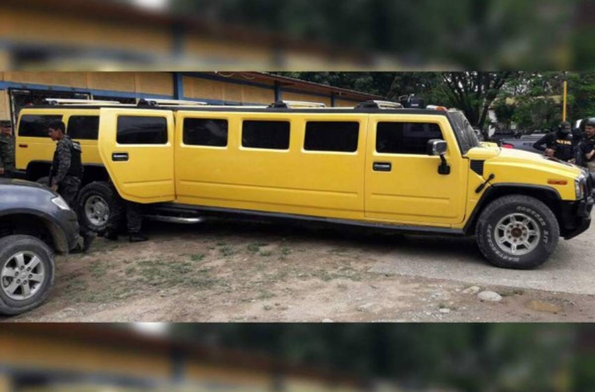 Así es el interior de la lujosa Hummer incautada a Los Peludos