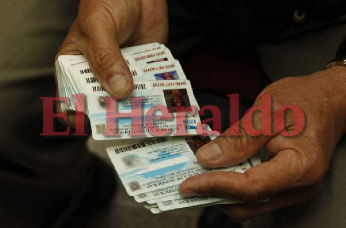 Retenido medio millón de identidades en Honduras