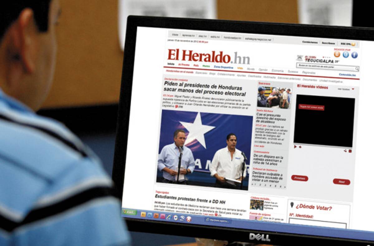 Elecciones primarias al instante en ElHeraldo.hn