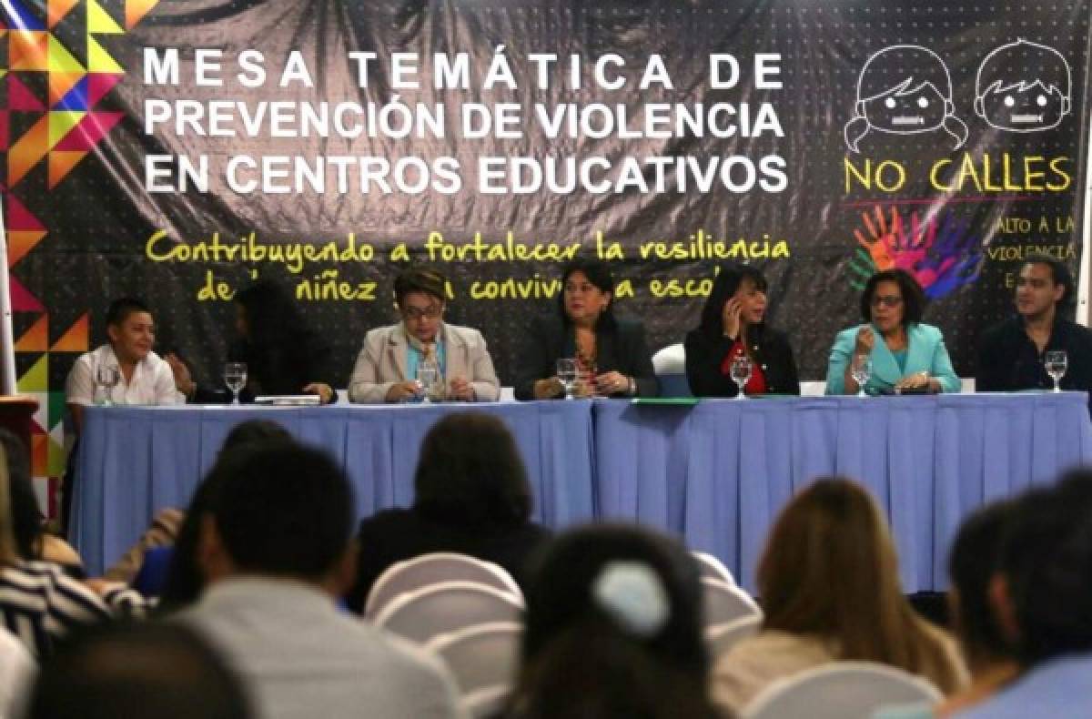 Realizan taller sobre acoso escolar en Honduras