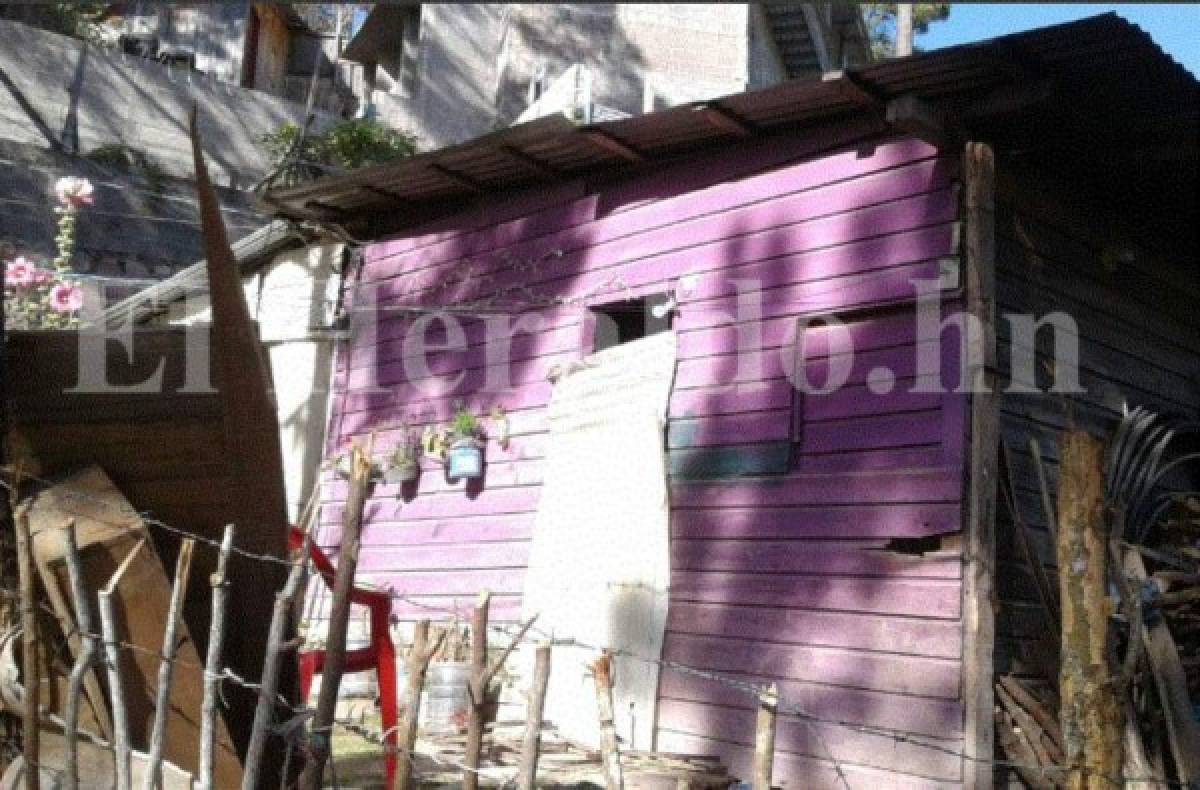 En esta casa se encontraban realizando un velorio cuando se desató la balacera que dejó cuatro muertos (Foto: El Heraldo Honduras/ Noticias de Honduras)