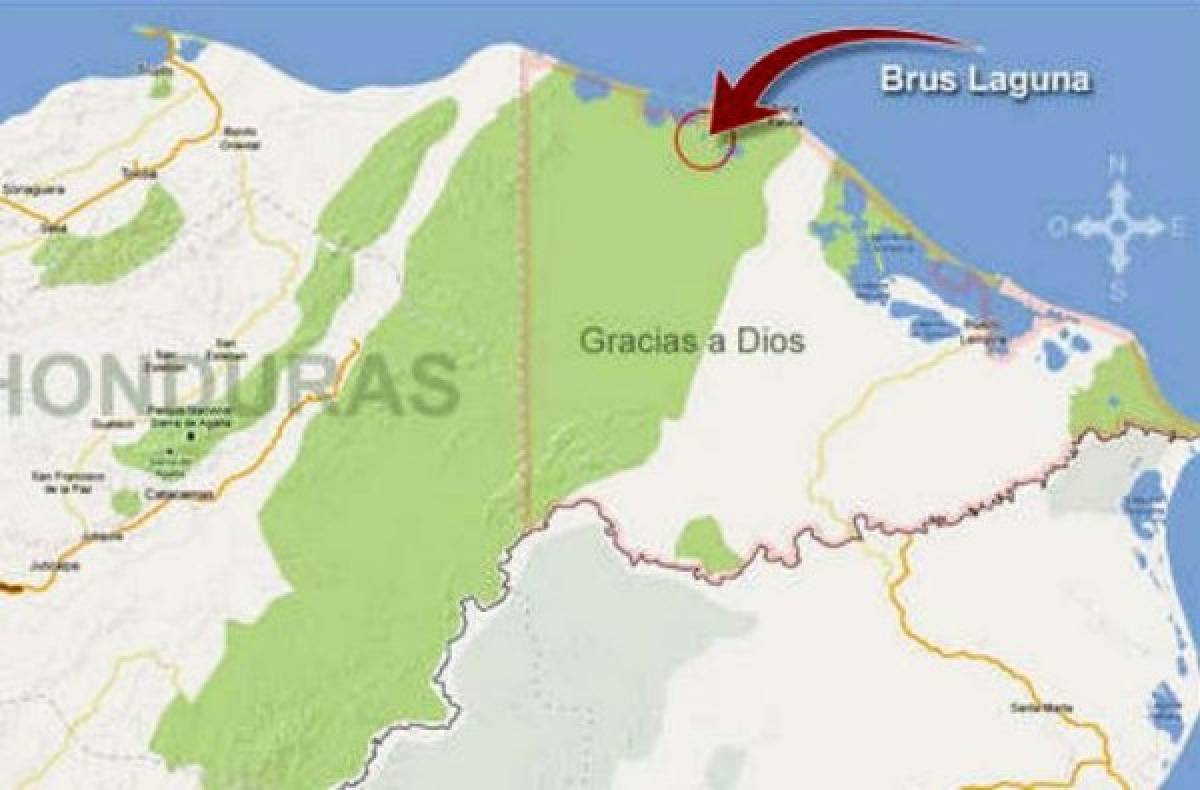 Hallan supuesta narcoavioneta estrellada en sector de Brus Laguna, La Mosquitia