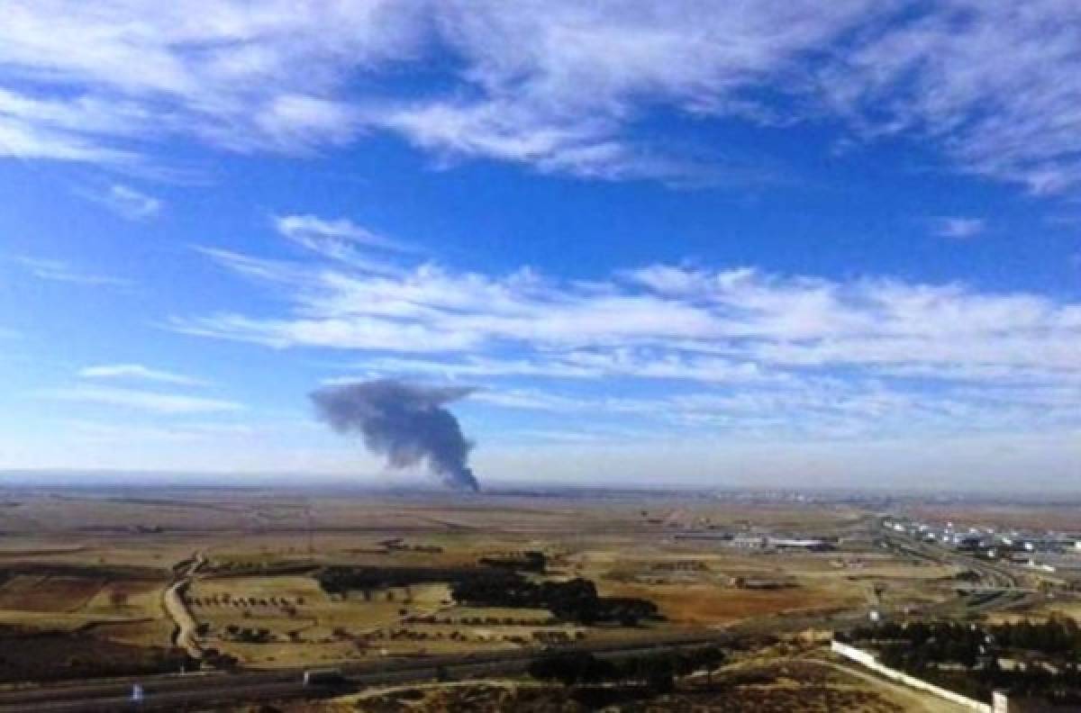 España: 10 muertos al estrellarse avión F16 griego en base área