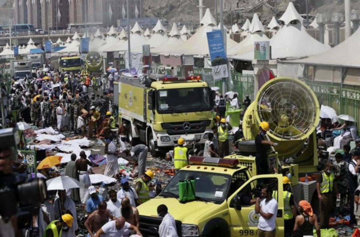 Más de 700 muertos en estampida en La Meca