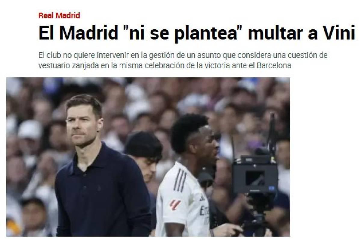 Real Madrid toma inesperada decisión con Vinicius tras berrinche contra Xabi Alonso en el clásico