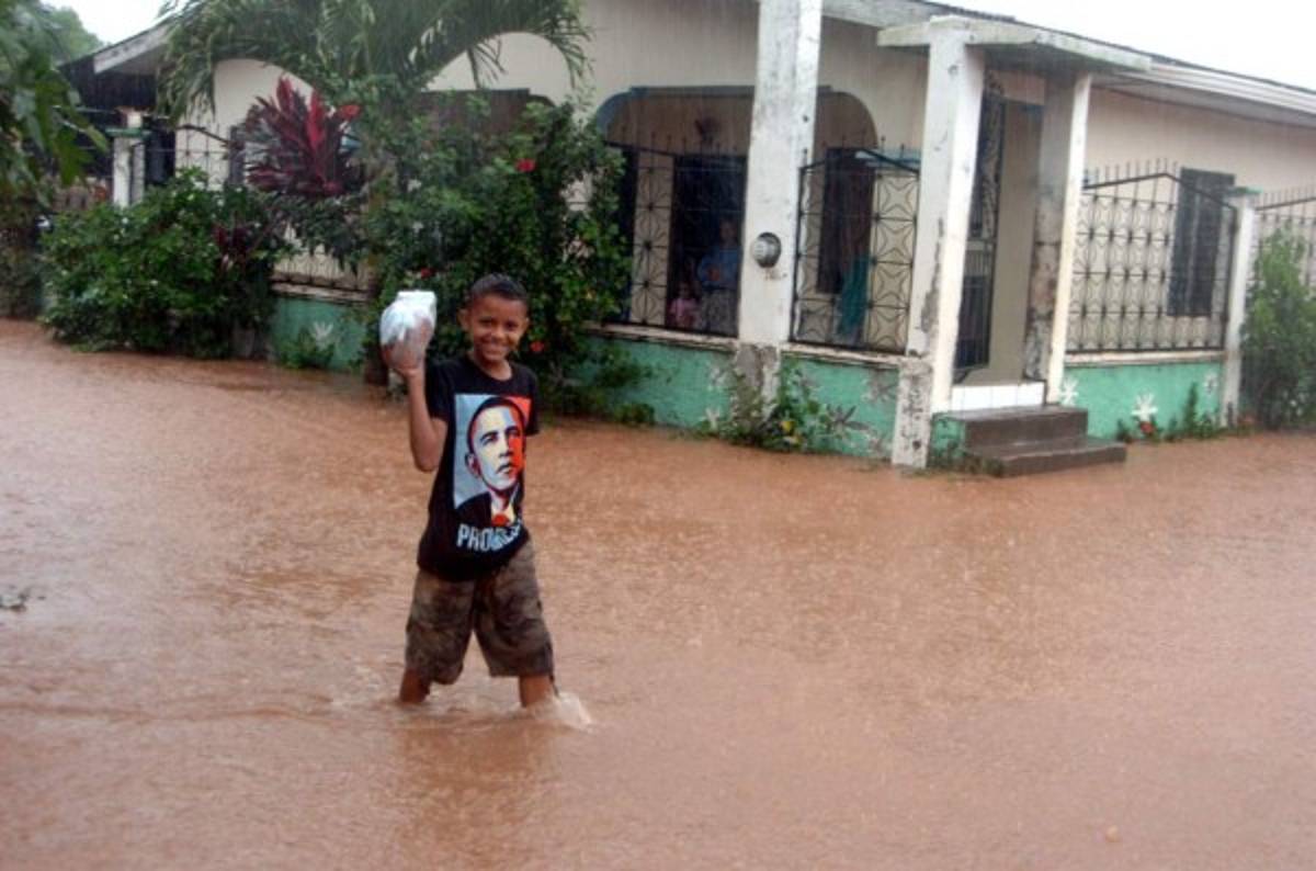 Alerta amarilla en la zona norte de Honduras por fuertes lluvias