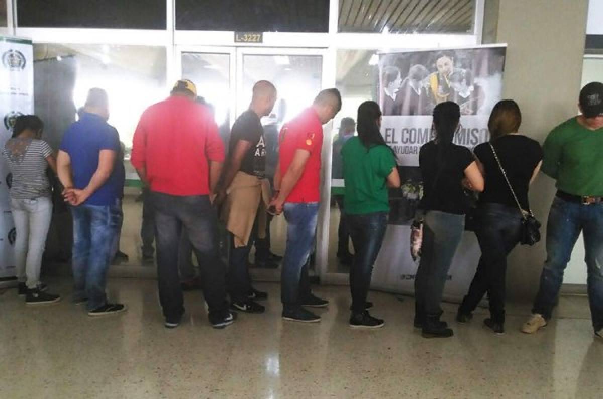 Capturan en Colombia a 16 miembros de una red de tráfico de migrantes