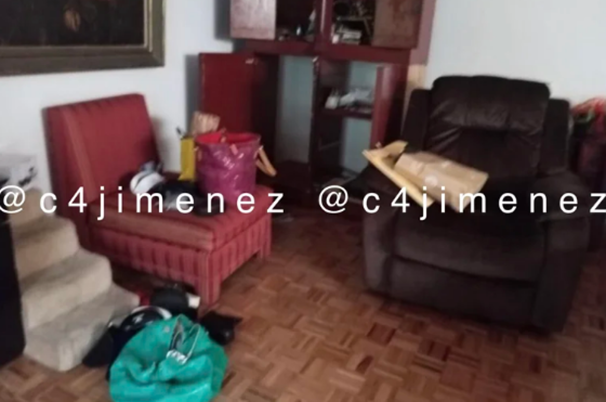 Otra de las habitaciones que fue revisada por la enfermera para cometer el robo.