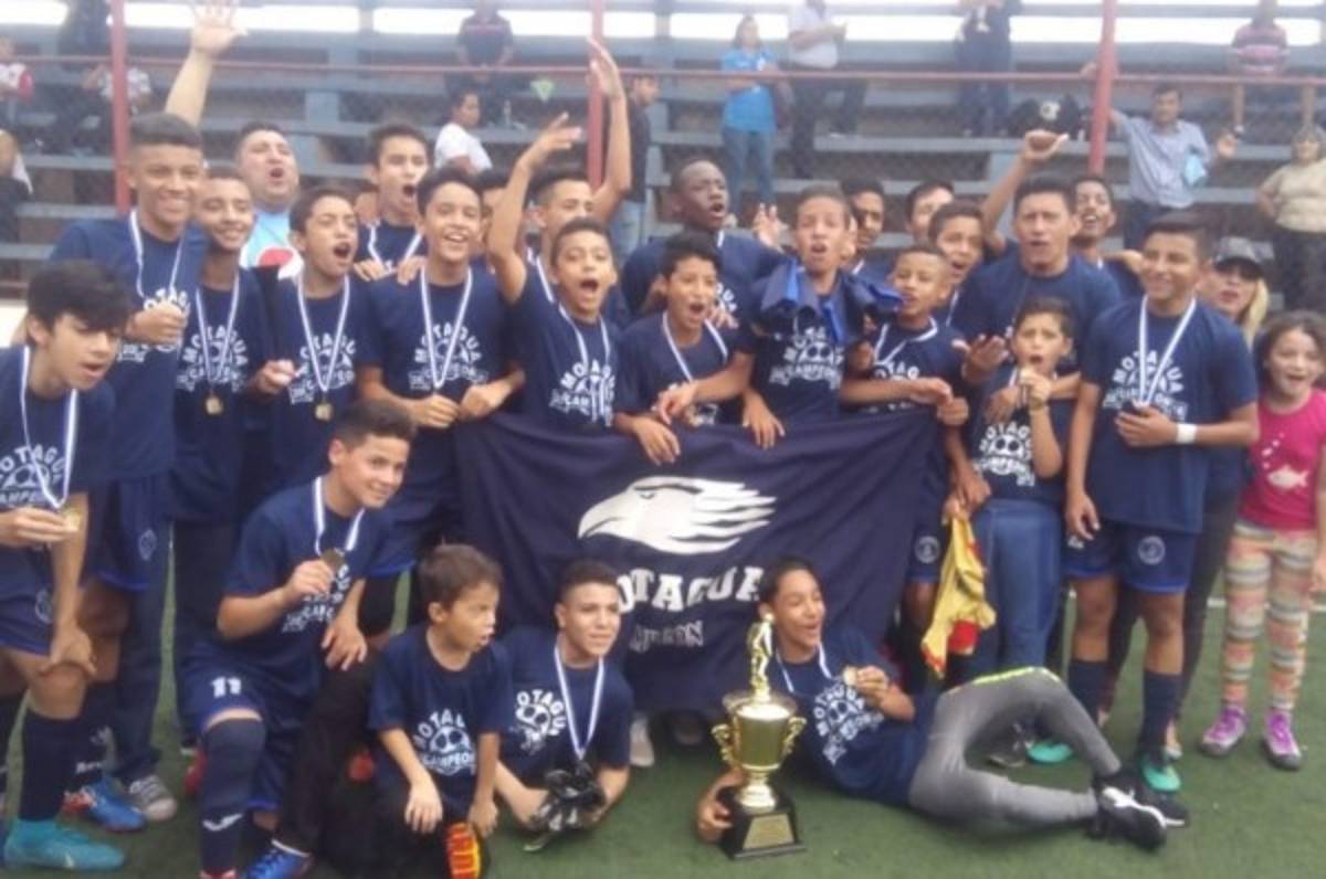 Motagua arrasa en las ligas menores de Tegucigalpa