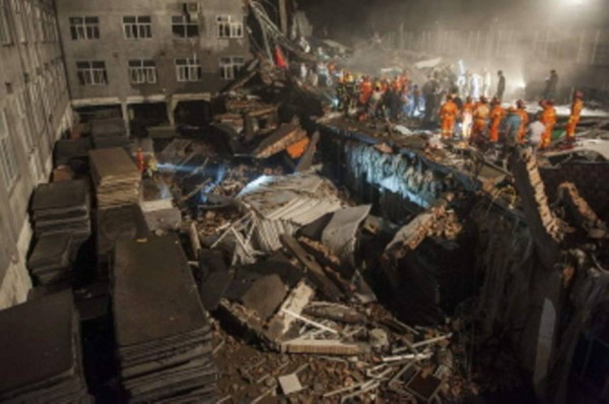 Doce muertos en derrumbe de fábrica en China