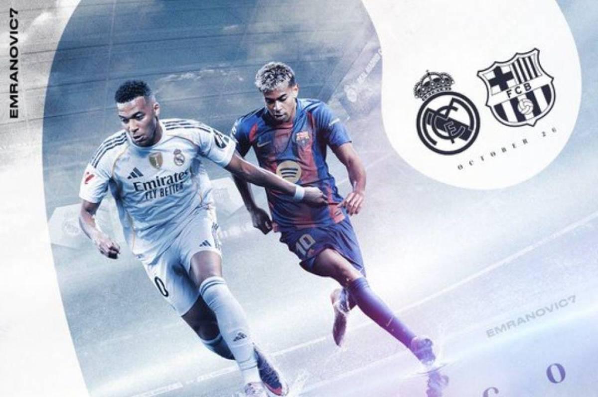 Duro revés de Vinicius a Lamine Yamal, nueva camiseta del Barcelona y espectáculo en la llegada del Real Madrid