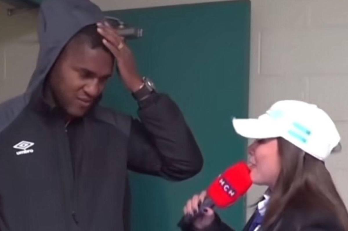 ¡Sorpresa! Difunden video de la polémica entrevista de Milagro Flores con jugador del Olimpia