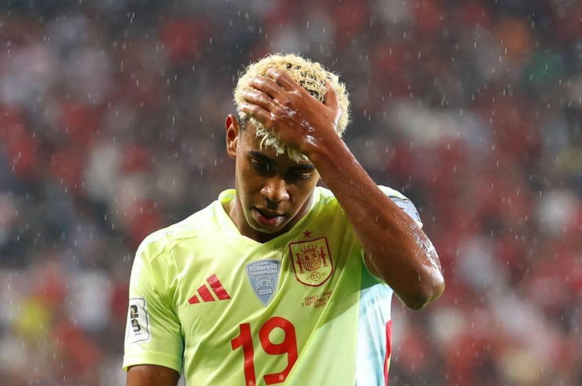 Lamine Yamal se queda varado en Turquía luego de partido de España por eliminatoria