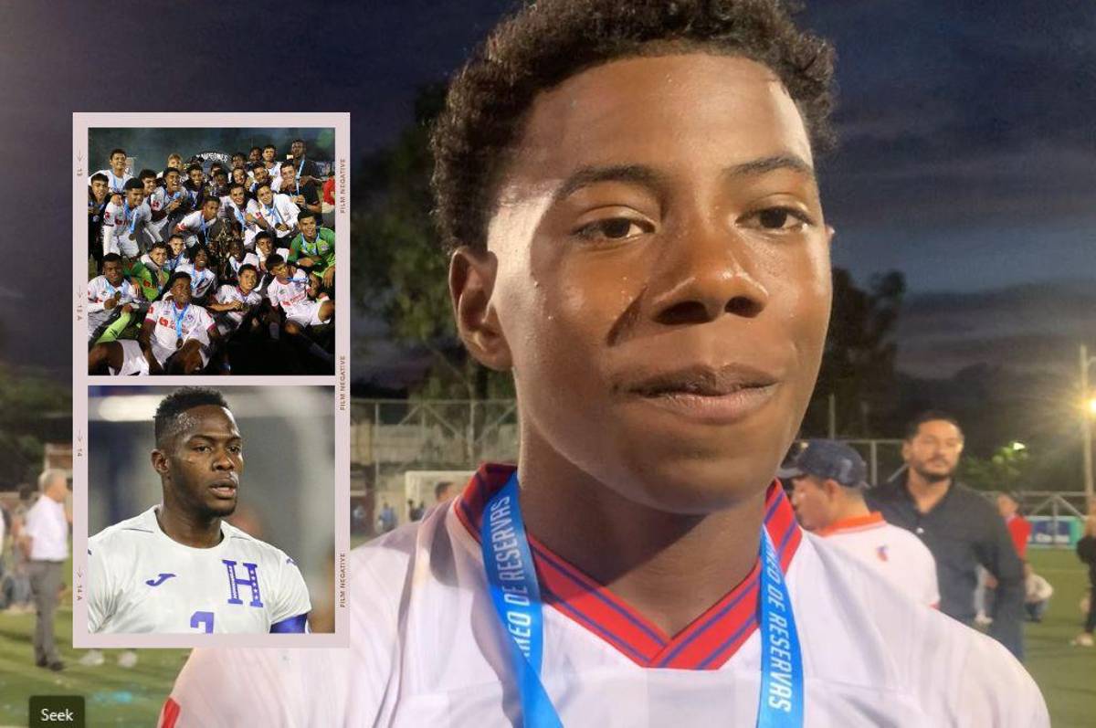 Dereck Moncada, campeón con Olimpia reservas e hijo de Maynor Figueroa, revela sus sueños y las charlas con su padre