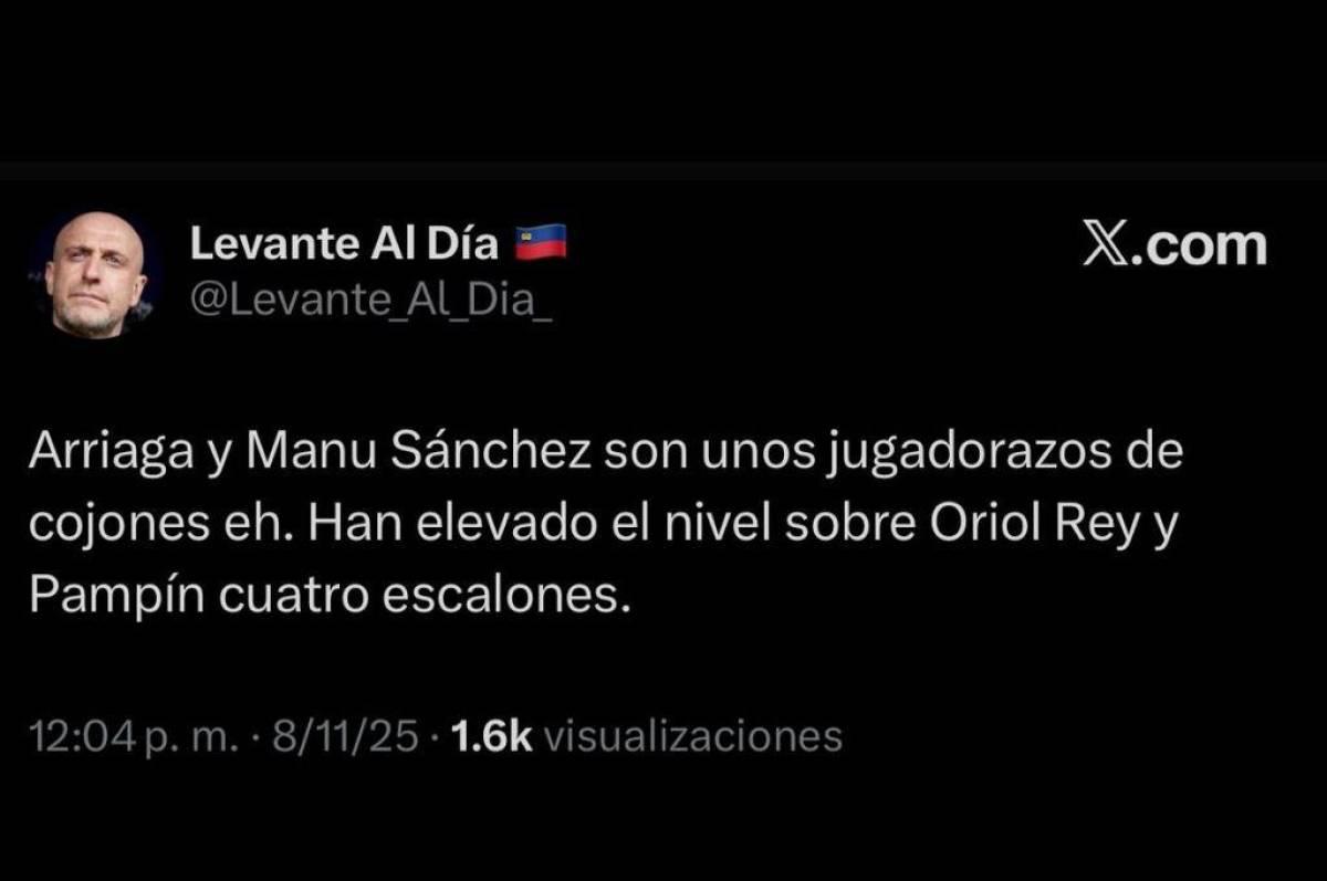 'Un jugadorazo de cojones': Lo que dicen en España sobre el catracho Kervin Arriaga