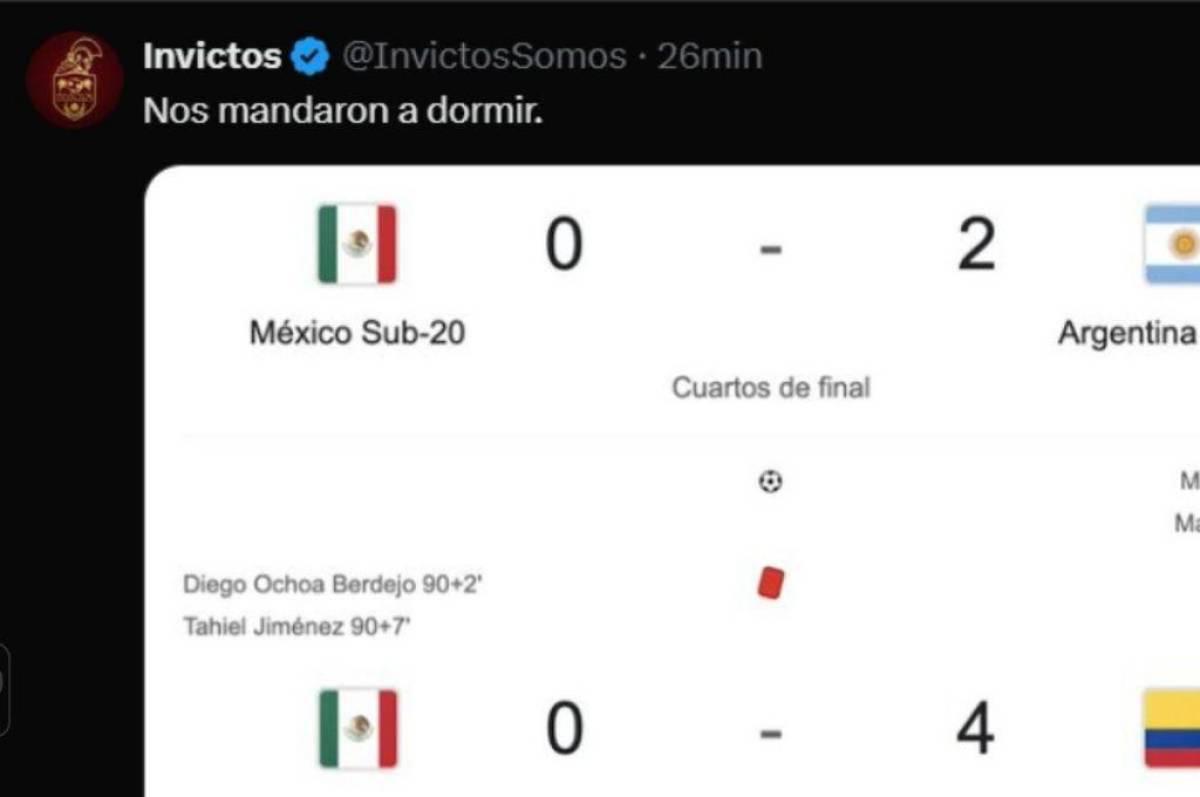 Las críticas de los medios a selección de México tras ser goleado por Colombia