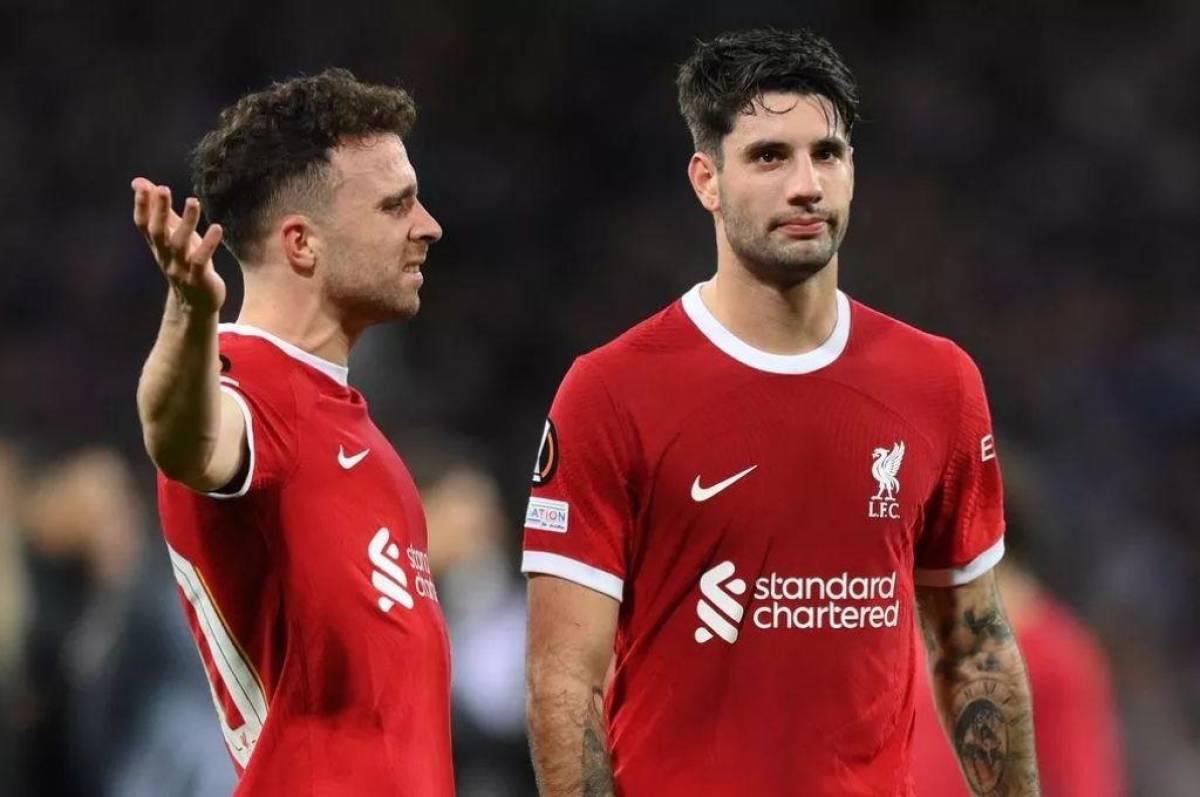 El otro jugador del Liverpool que se fue de fiesta y no llegó al funeral de Diogo Jota