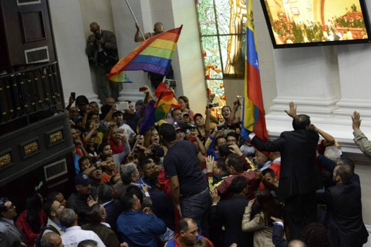 Parlamento llama a venezolanos a defender democracia ante 'golpe' en Venezuela