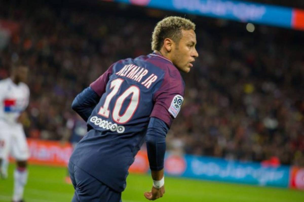 Neymar está lesionado en un pie y es baja para Montpellier