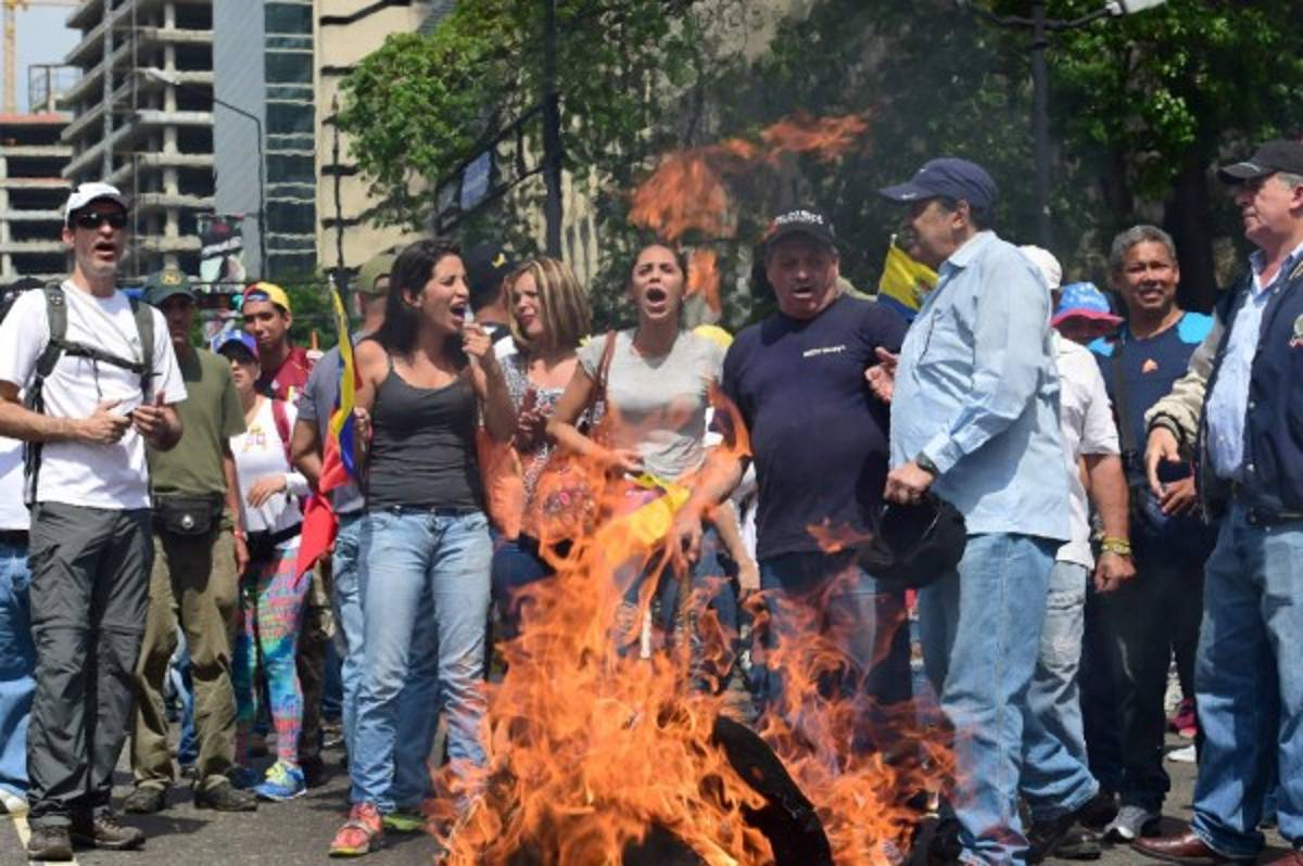 Las imágenes más impactantes de la 'madre de las marchas' en Venezuela