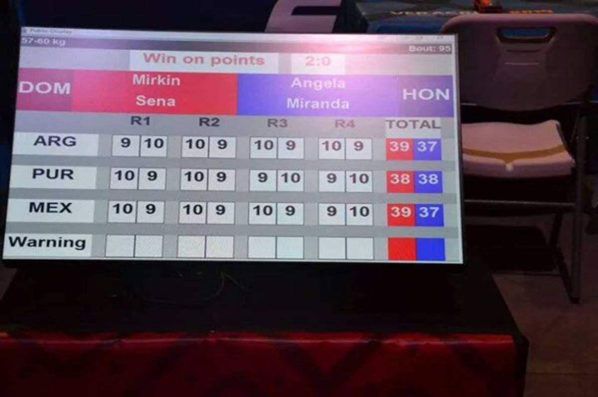 Jueces le robaron la pelea a la hondureña Ángela Miranda