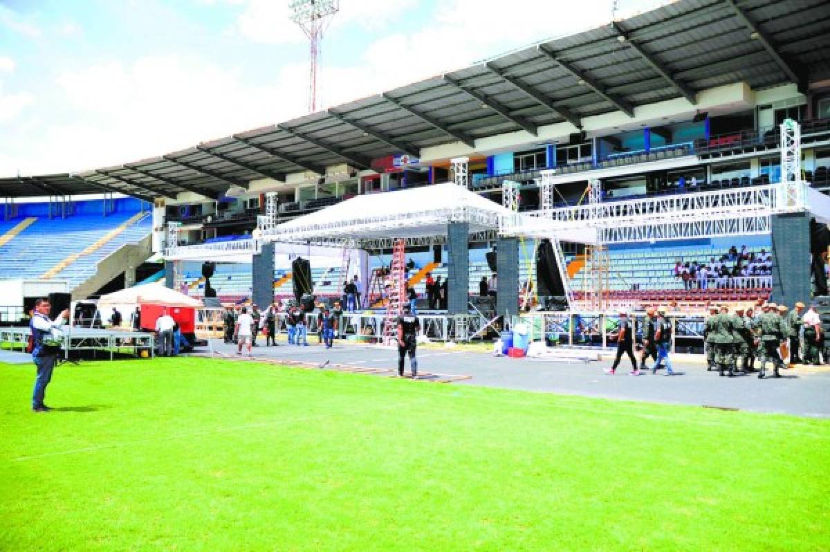 Estadio Nacional casi listo para las fiestas patrias del 15 de Septiembre