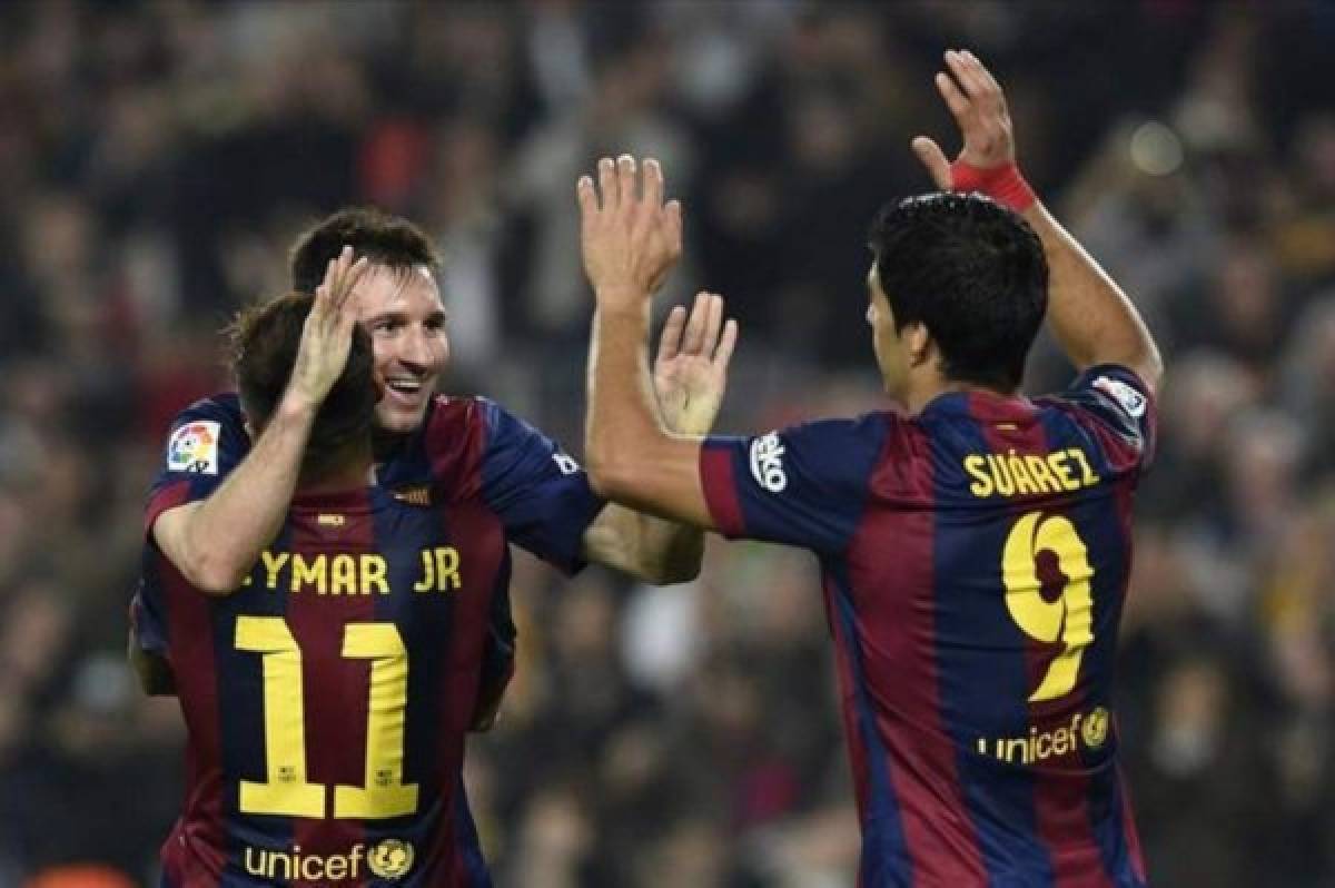 Luis Enrique ve 'bien' la adaptación del trío Messi-Neymar-Suárez