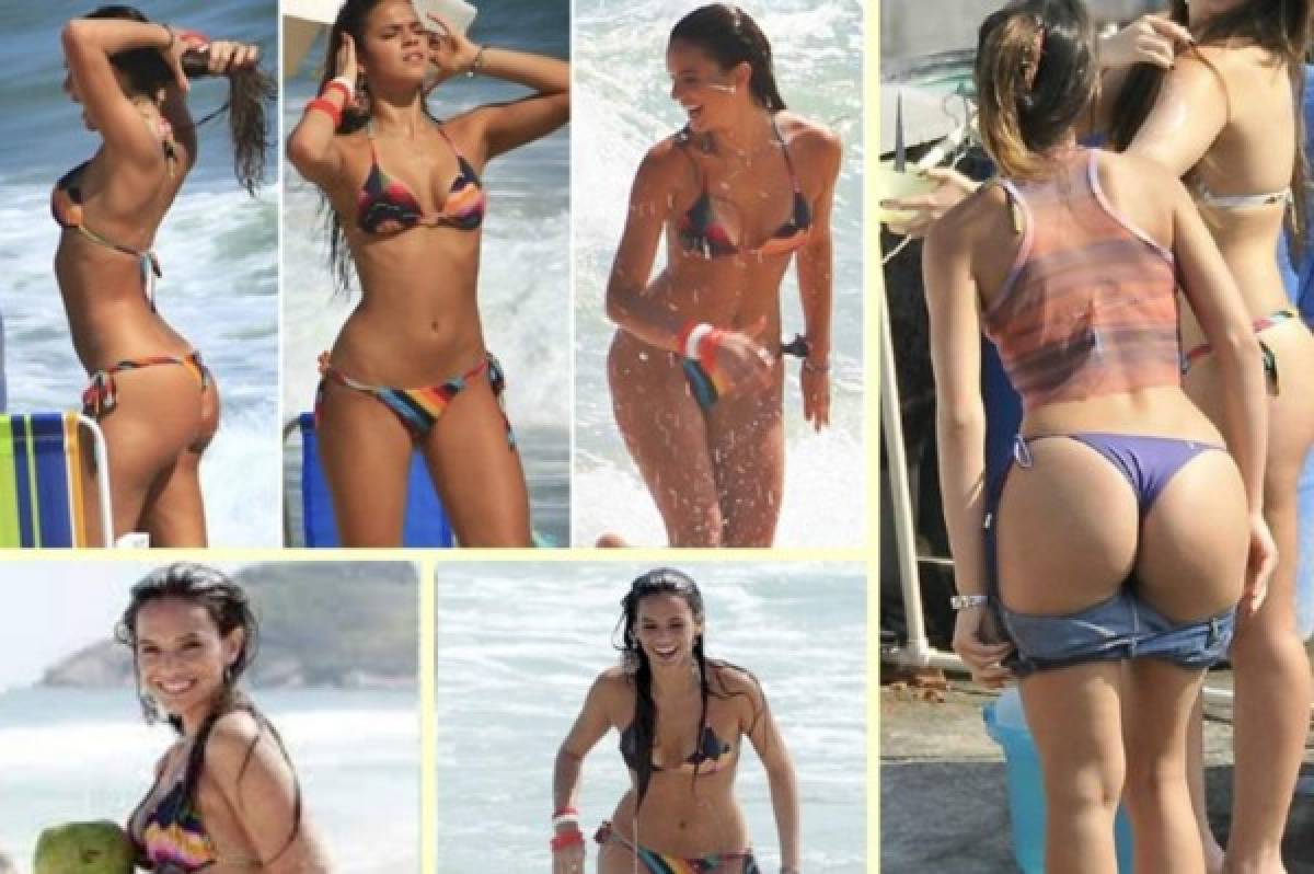 Ashton Kutcher salió con la novia de Neymar en Brasil