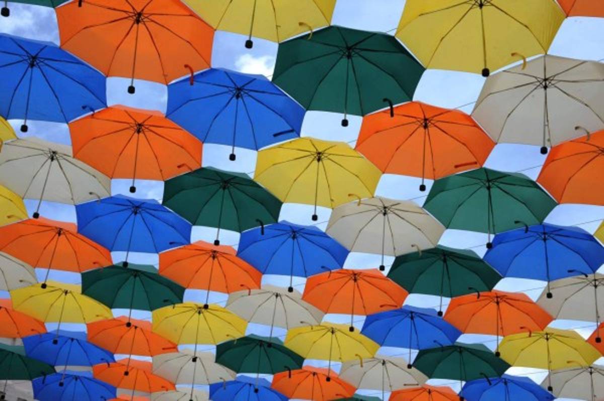 Tegucigalpa se convierte en la ciudad de las sombrillas